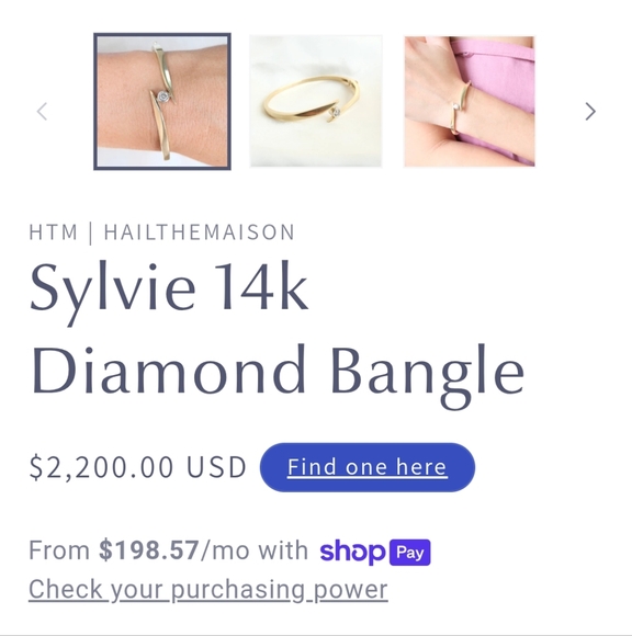 💢14k and diamond bracelet. - Picture 12 of 13